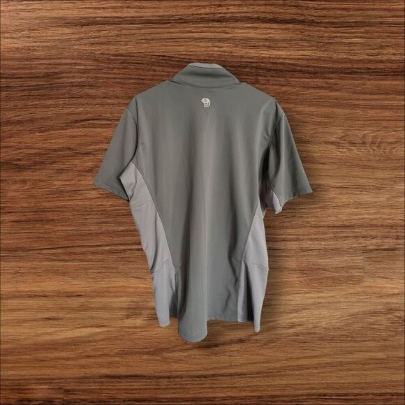 Mountain Hardwear Mens Gray Short Sleeve 1/4 Zip Cycling Athletic Jersey XL - Picture 3 of 16